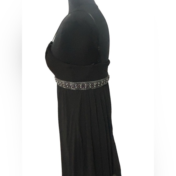 Decode 1.8 Women’s Black Gray Sheath Empire Waist Cocktail Dress-size 8 - Picture 6 of 8